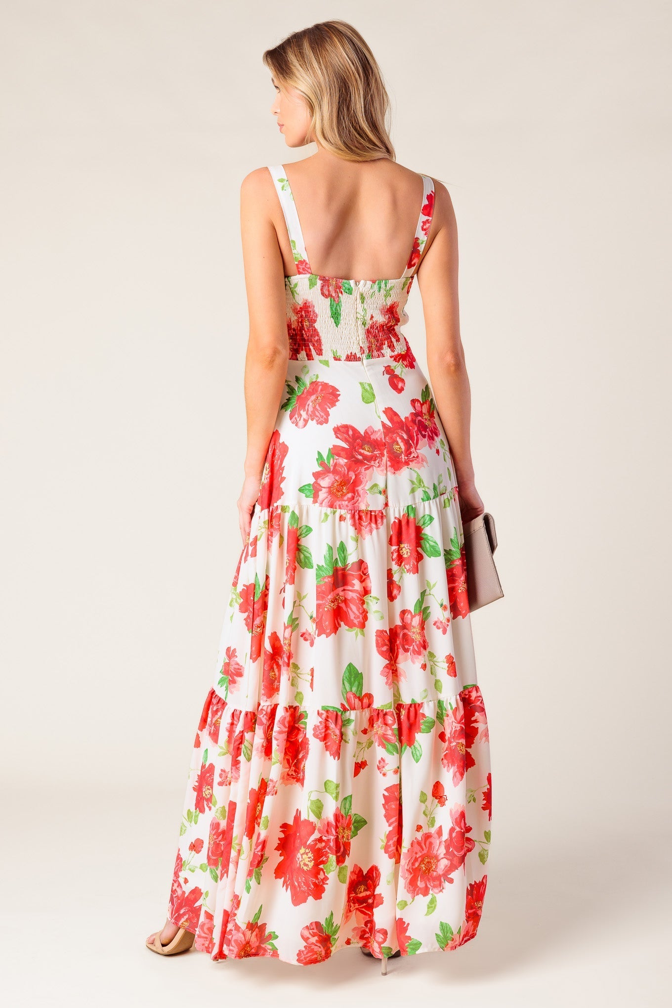 LOST IN THE DETAILS WOVEN MAXI DRESS Flying Tomato